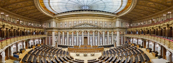 360° Panoramabilder und 360° Tour Parlament Österreich